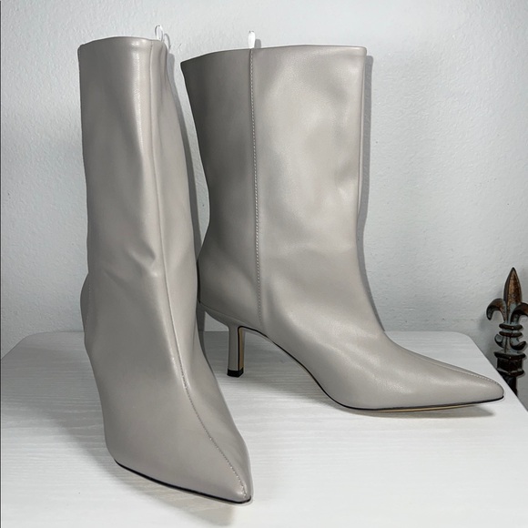 H&M Elegant Gray Women's Boots with kitten heel - Picture 6 of 9